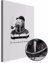 Artgeist Paveikslas - I'm Not Smoking. I'm Breathing (1 Part) Vertical