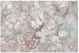 Artgeist Paveikslas - Marble flowers – natural stone structure in pastel colours