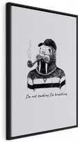 Artgeist Paveikslas - I'm Not Smoking. I'm Breathing (1 Part) Vertical