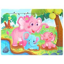 Nauji 30 vnt. mediniai 3D dėlionės, animacinių gyvūnų dėlionės, stalo žaidimas, ikimokyklinio amžiaus vaikams, Montessori ugdomieji žaislai