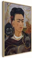 Artgeist Paveikslas - Frida Kahlo – Self-Portrait with Changuito