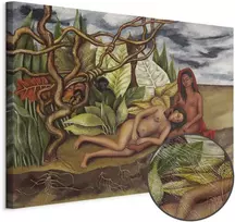 Artgeist Paveikslas - Frida Kahlo – Two Nudes in a Forest (The Earth Itself)