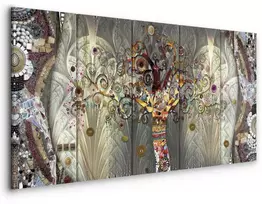 Artgeist Paveikslas - Tree of Life (5 Parts) Narrow