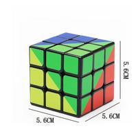Rainbow Speed Cube 3x3x3 Problem Solving Quiet Fidget Toys IQ Challenge Gifts For Kids Teens Juguetes Antiestrés Autismo