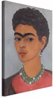Artgeist Paveikslas - Frida Kahlo – Self-Portrait with Skirtas garbanotiems plaukams Hair