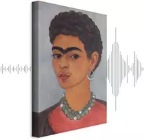 Artgeist Paveikslas - Frida Kahlo – Self-Portrait with Skirtas garbanotiems plaukams Hair