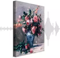 Artgeist Paveikslas - Pierre-Auguste Renoir – Vase of Roses