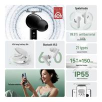 Edifier X2Evo True Wireless Stereo Earbuds celadono žalia spalva