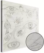 Artgeist Paveikslas - Frida Kahlo – Drawing of Eyes