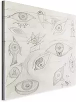 Artgeist Paveikslas - Frida Kahlo – Drawing of Eyes