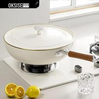 KSISE 32cm Pebble Non-Stick Wok