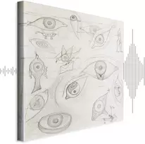 Artgeist Paveikslas - Frida Kahlo – Drawing of Eyes