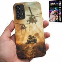 Etui Do Samsung Galaxy A23 5G - Helikopter Wojskowy Czołg Militaria Case