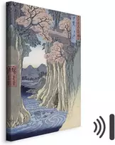 Artgeist Paveikslas - Utagawa Hiroshige – The monkey bridge in the Kai province