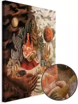 Artgeist Paveikslas - Frida Kahlo – The Love Embrace of the Universe, the Earth (Mexico), Myself, Diego, and Señor Xolotl