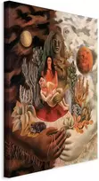 Artgeist Paveikslas - Frida Kahlo – The Love Embrace of the Universe, the Earth (Mexico), Myself, Diego, and Señor Xolotl
