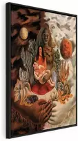 Artgeist Paveikslas - Frida Kahlo – The Love Embrace of the Universe, the Earth (Mexico), Myself, Diego, and Señor Xolotl