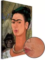Artgeist Paveikslas - Frida Kahlo – Self-Portrait with Monkey