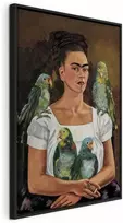 Artgeist Paveikslas - Frida Kahlo – Me and My Parrots