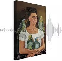 Artgeist Paveikslas - Frida Kahlo – Me and My Parrots