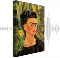 Artgeist Paveikslas - Frida Kahlo – Self-Portrait with Bonito