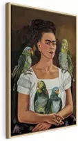 Artgeist Paveikslas - Frida Kahlo – Me and My Parrots
