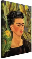 Artgeist Paveikslas - Frida Kahlo – Self-Portrait with Bonito
