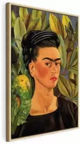 Artgeist Paveikslas - Frida Kahlo – Self-Portrait with Bonito