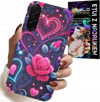 Etui Do Samsung Galaxy A56 5G - Serce, Róża, Nastoletnie Case + Szkło