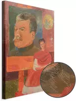 Artgeist Paveikslas - Frida Kahlo – Self-Portrait with Stalin