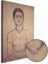 Artgeist Paveikslas - Frida Kahlo – Self-Portrait, 1929 (charcoal drawing)