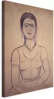 Artgeist Paveikslas - Frida Kahlo – Self-Portrait, 1929 (charcoal drawing)