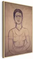Artgeist Paveikslas - Frida Kahlo – Self-Portrait, 1929 (charcoal drawing)