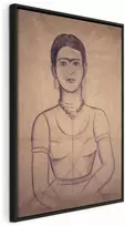 Artgeist Paveikslas - Frida Kahlo – Self-Portrait, 1929 (charcoal drawing)
