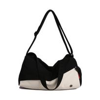 Color-blocked Wet and Dry Separation Gym Bag Travel Bag juoda