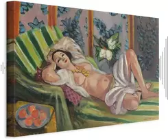 Artgeist Paveikslas - Henri Matisse – Reclining Odalisque with Magnolias