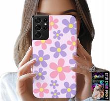 Etui Do Samsung Galaxy S21 Ultra - Kolorowe Stokrotki, Stokrotka, Kwiatki