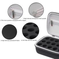 10Ml Insulin Vials Storage Case Resistant Waterproof Insulin Organizer Diabetics-Eva Large Capacity Insulin Vial Protector Wear 15 grids
