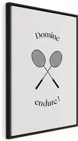 Artgeist Paveikslas - Juodas Badminton Rackets