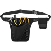 Half Body Fanny Pack Black Multifunctional Apron Mountaineering Travel Wear Resistant Gardening Haircut Kit juoda