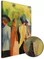Artgeist Paveikslas - August Macke – Walker under trees (Walker in the park)