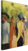 Artgeist Paveikslas - August Macke – Walker under trees (Walker in the park)