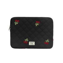 Korean Cherry Embroidery Tablet & Laptop Sleeve (11/13/16 Inches) 9-11 inch for iPad juoda