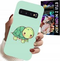 Etui Do Samsung Galaxy S10 - Słodkie Żółwki Wzory Dla Dzieci + Folia
