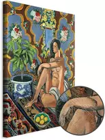 Artgeist Paveikslas - Henri Matisse – Decorative Figure on Ornamental Ground