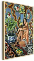 Artgeist Paveikslas - Henri Matisse – Decorative Figure on Ornamental Ground