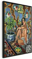 Artgeist Paveikslas - Henri Matisse – Decorative Figure on Ornamental Ground