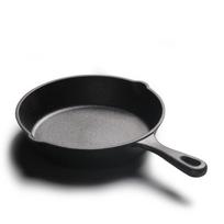 Three-Piece Cast Iron Cookware Set: Flat-Bottomed Frying Pan, Small Frying Pan, and Non-Stick Egg Pan 10cm