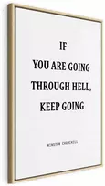 Artgeist Paveikslas - Power of Words (1-part) - Winston Churchill's Motivational Quote