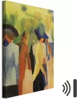 Artgeist Paveikslas - August Macke – Walker under trees (Walker in the park)